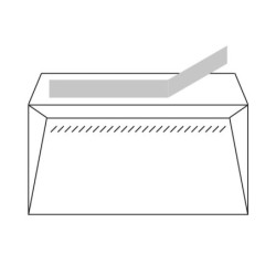 CAJA 500 SOBRES SAM 110X220 90G VENTANA IZQUIERDA BLANCOS