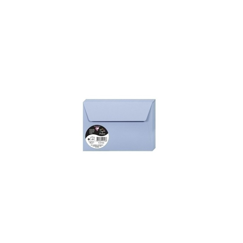 SOBRES CLAIREFONTAINE C6 114X162MM AZUL P20