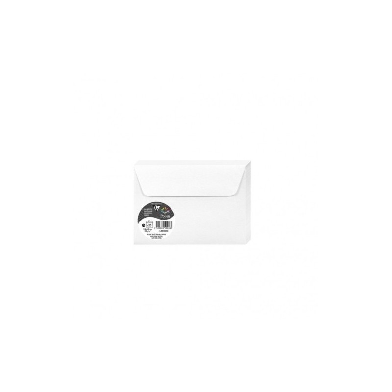 SOBRES CLAIREFONTAINE C6 114X162MM BLANCO P20