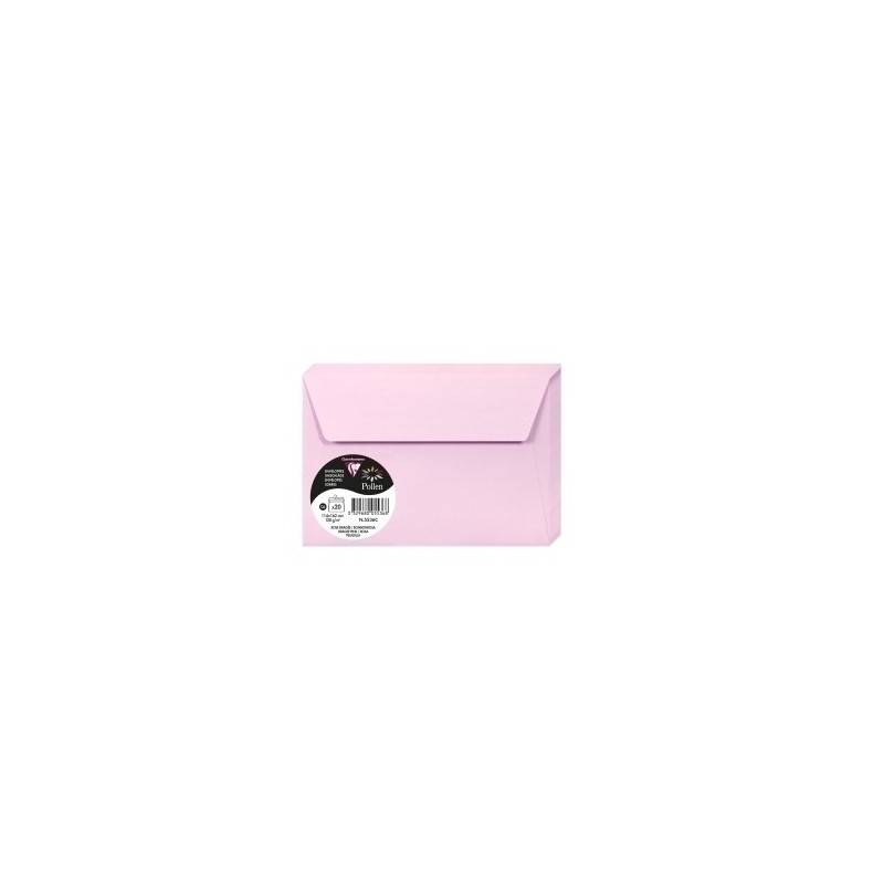 SOBRES CLAIREFONTAINE C6 114X162MM ROSA P20