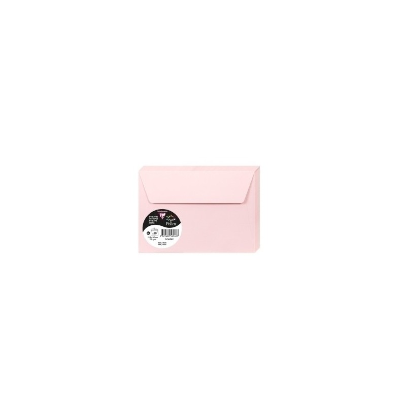 SOBRES CLAIREFONTAINE C6 114X162MM ROSA P20