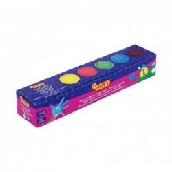 CAJA DE 5 BOTES DE PINTURA DE DEDOS JOVI 35ml