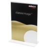 EXPOSITOR DE PARED A5 TRANSPARENTE DEFLECTO