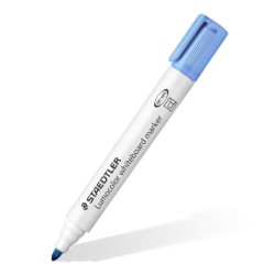 MARCADOR PIZARRA LUMOCOLOR 351 AZUL PACK 10 STAEDTLER