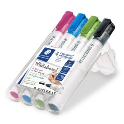 MARCADOR PIZARRA LUMOCOLOR 351 SURTIDOS PACK 4 STAEDTLER