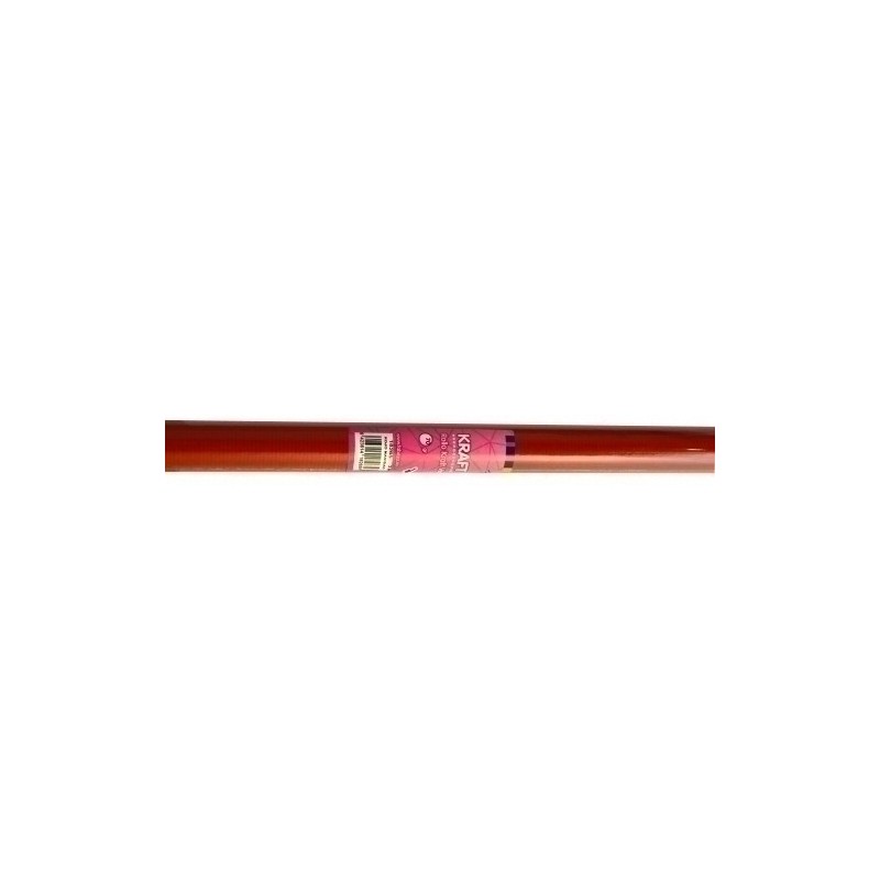PAPEL EMBALAJE KRAFT 1X3M ROJO NAVIDAD FABRISA