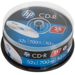 CD-R HP 700MB 52X PACK 25 SPINDLE