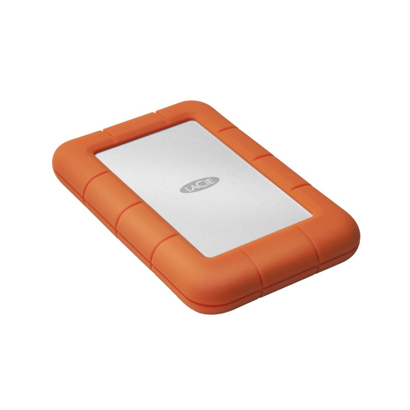 DISCO DURO EXTERNO 1TB 2.5" USB 3.0 NARANJA/PLATA LACIE RUGGED MINI