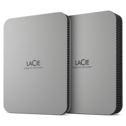 DISCO DURO EXTERNO 2TB 2.5" USB-C PLATA LACIE MOBILE DRIVE 2022