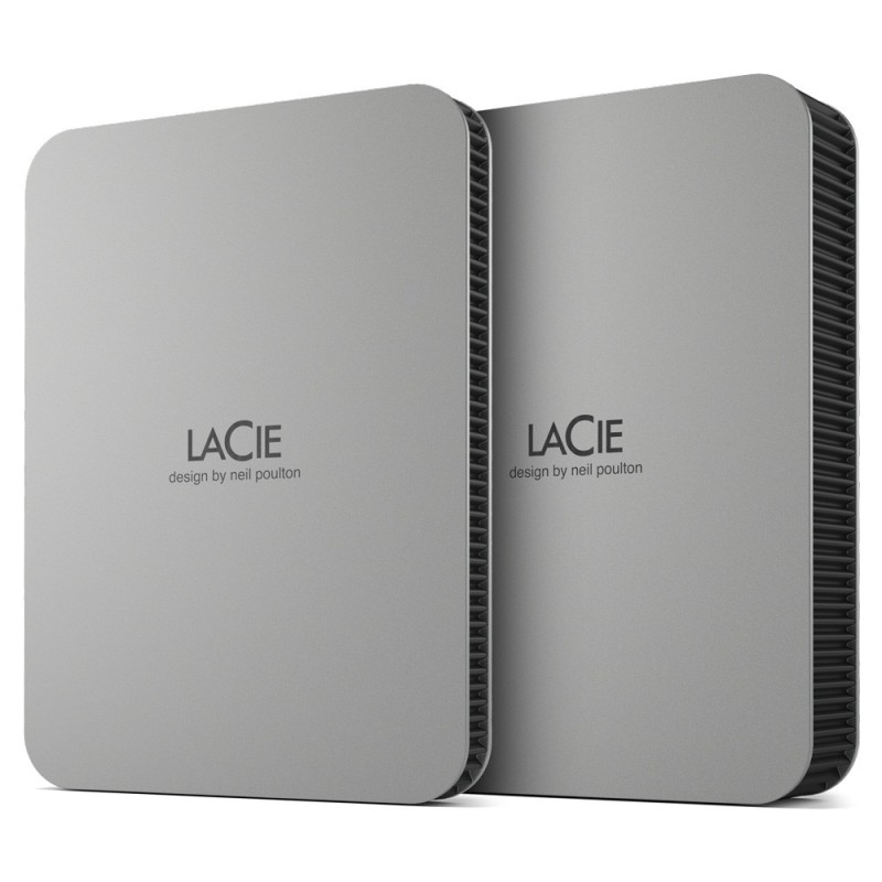DISCO DURO EXTERNO 2TB 2.5" USB-C PLATA LACIE MOBILE DRIVE 2022
