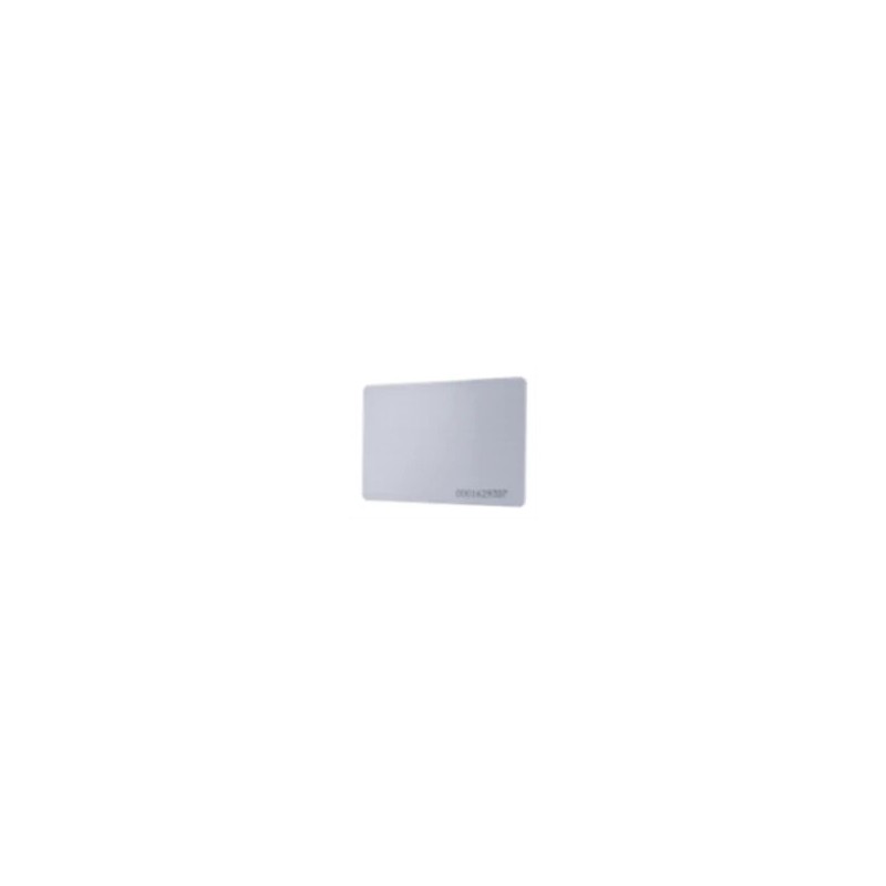 TARJETA PVC BLANCA CON NÚMERO DE SERIE ZKTECO TK4100D