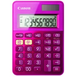 CALCULADORA CANON LS-100K SOBREMESA ROSA