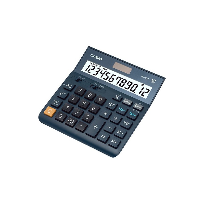 CALCULADORA CASIO DH-12ET SOBREMESA 12 DÍGITOS NEGRO