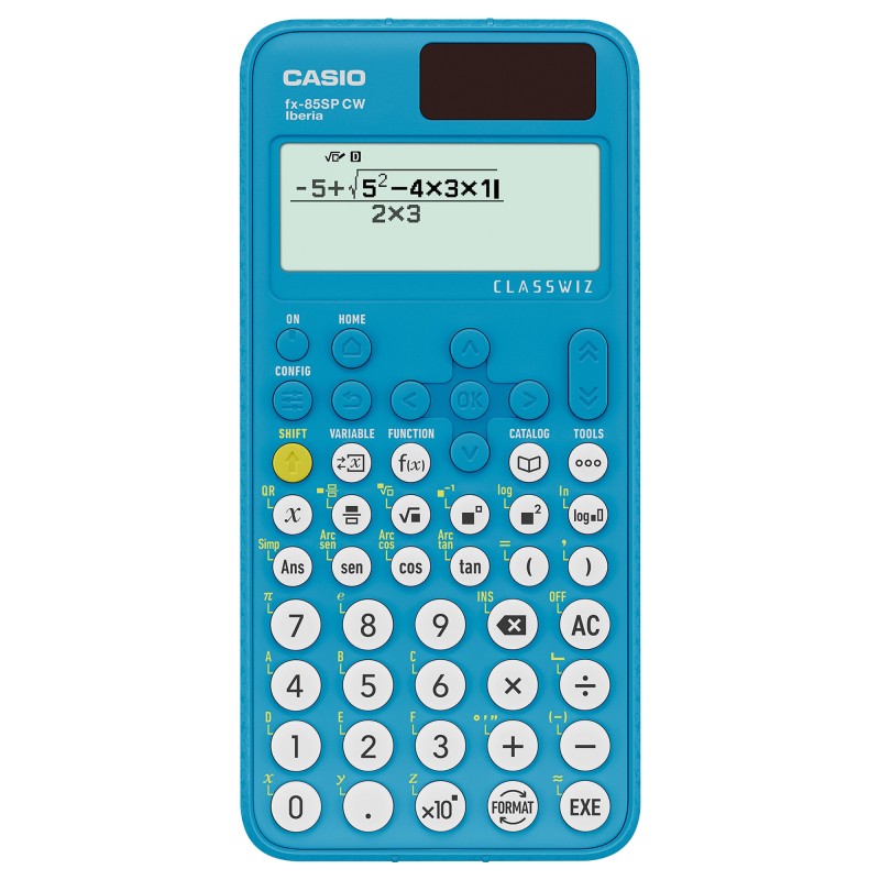 CALCULADORA CASIO FX-85SPX CW CIENTÍFICA AZUL