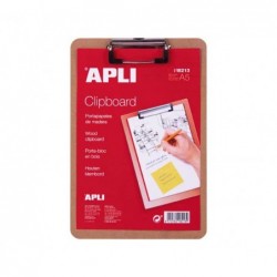 CLIPBOARD APLI BASE DE MADERA A5