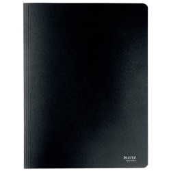 CARPETA LEITZ CARTÓN NEGRO A4 PACK 10
