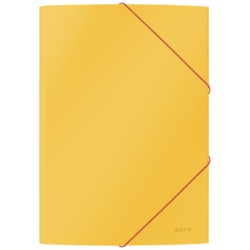 CARPETA LEITZ DOSSIER 3 SOLAPAS COSY AMARILLA