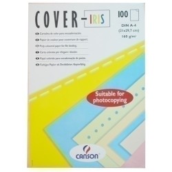 PORTADAS ENCUADERNACIÓN A4 CARTULINA BLANCA P100 CANSON