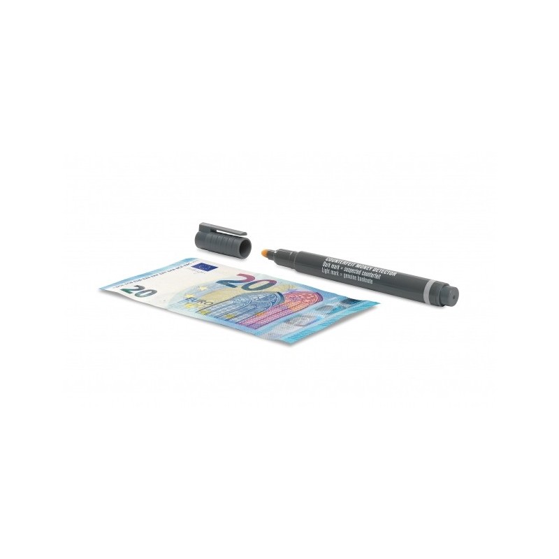 ROTULADOR DETECTOR DE BILLETES FALSOS SAFESCAN 30 GRIS