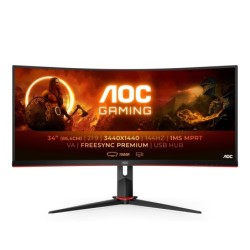 MONITOR CURVO 34" UW-QHD 144HZ VA AOC