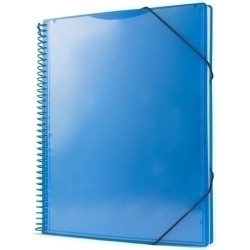 CARPETA PRYSE PP PERSO A4 20 FUNDAS AZUL PACK 12
