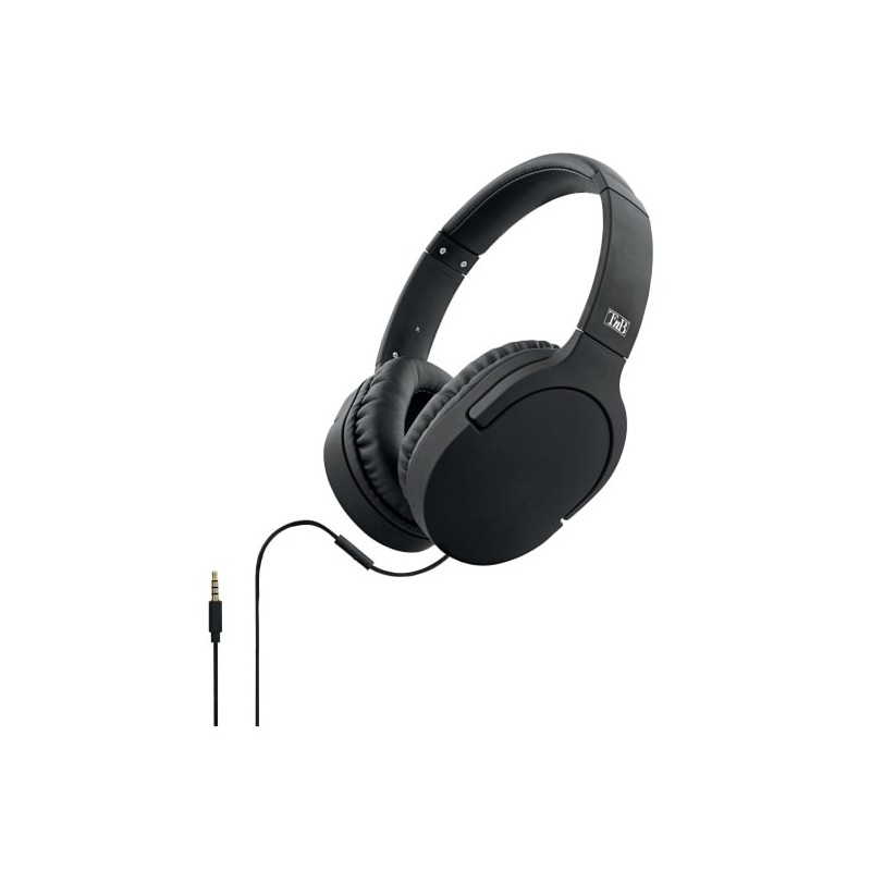 AURICULARES ALÁMBRICOS NEGROS TRAVEL T'N'B