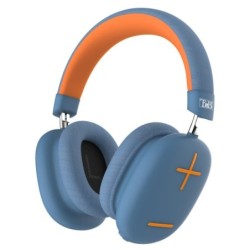 AURICULARES DIADEMA BOUNCE BLUETOOTH AZUL/NARANJA T’NB