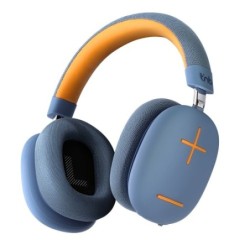 AURICULARES DIADEMA BOUNCE MAX BLUETOOTH AZUL/NARANJA T’NB