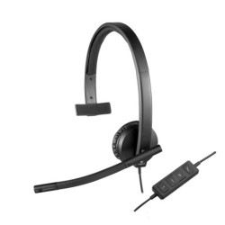 AURICULARES LOGITECH H570E MONO USB-A NEGRO