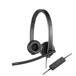 AURICULARES LOGITECH H570E USB-A NEGRO