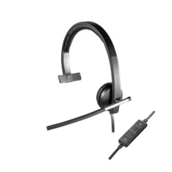 AURICULARES LOGITECH H650E MONO USB-A NEGRO/PLATA