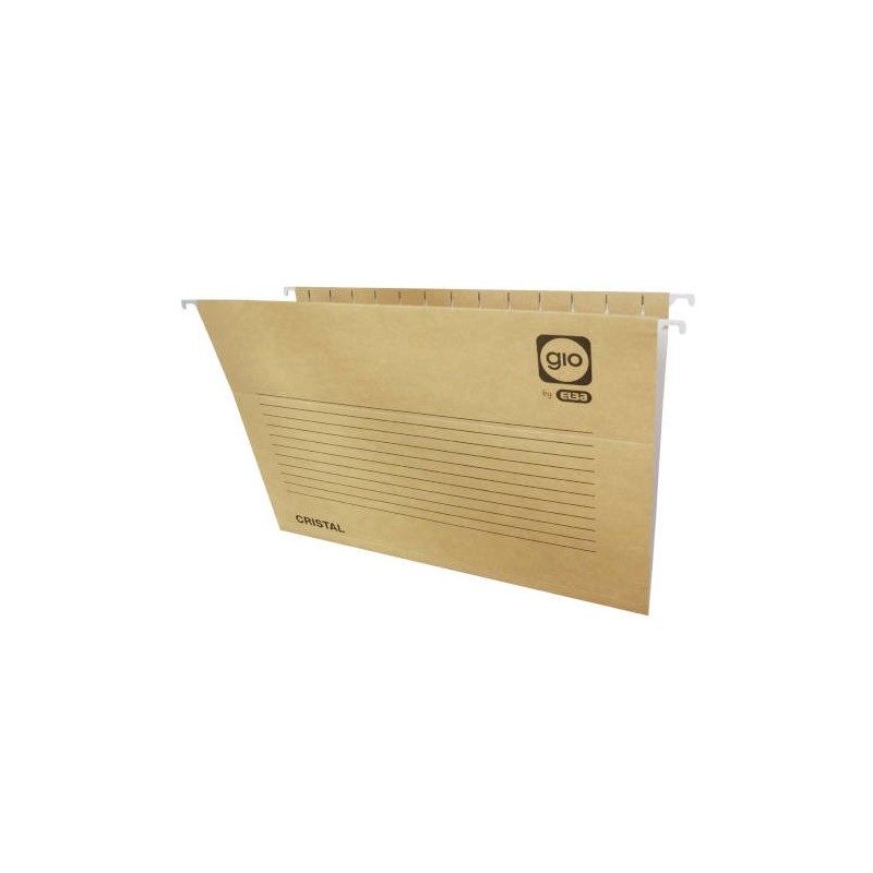 CARPETA ELBA COLGANTE VISOR LATERAL PROLONGADO BICOLOR PACK 25