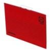 CARPETA ELBA COLGANTE VISOR LATERAL ROJO PACK 25