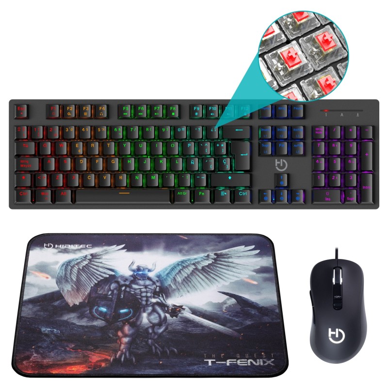 TECLADO GAMING MSI VIGOR GK50 ELITE BW QWERTY ESPAÑOL