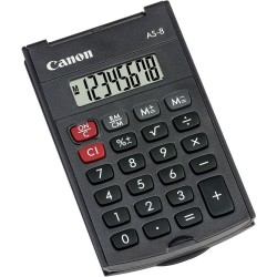 CALCULADORA CANON AS-8 8 DÍGITOS GRIS