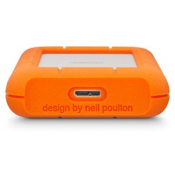 DISCO DURO EXTERNO 1TB 2.5" USB 3.0 NARANJA/PLATA LACIE RUGGED MINI