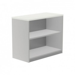 ARMARIO LIBRERÍA ROCADA SERIE STORE  ALUMINIO - BLANCO 78x90cm