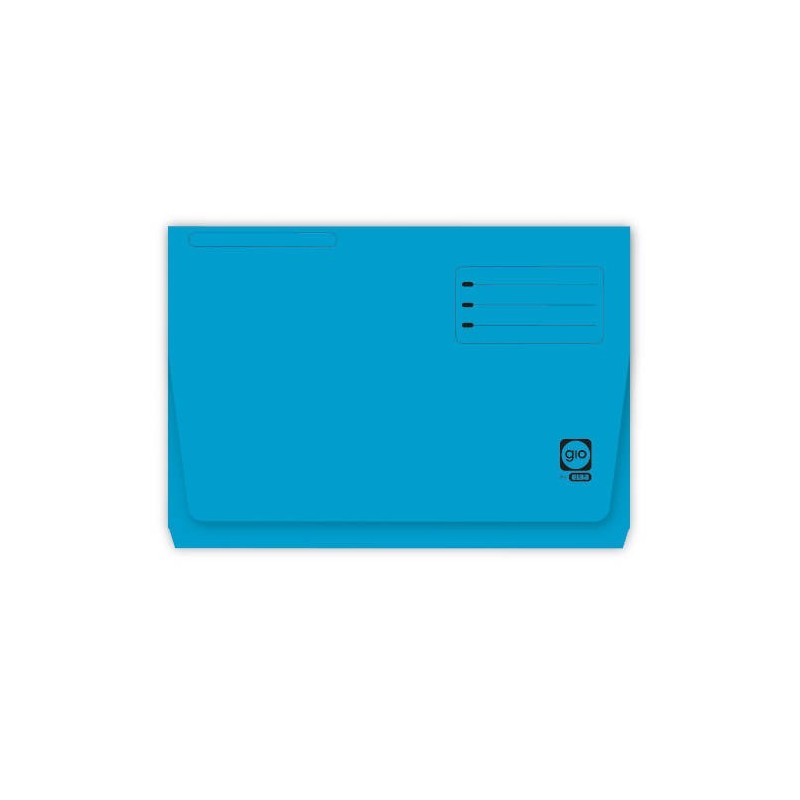 SUBCARPETA ELBA SOLAPA AZUL FOLIO 320GR PACK 25