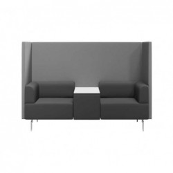 SOFÁ ROCADA SOFT SEATING DOBLE CON MESA