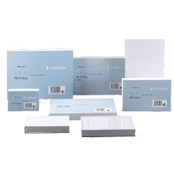 FICHAS LOAN RAYADAS 100X150 PAQ 100