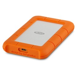 DISCO DURO EXTERNO 1TB 2.5" USB-C NARANJA LACIE RUGGED