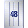 ETIQUETAS ALTA RESISTENCIA PLATA 45,7X21,2MM AVERY