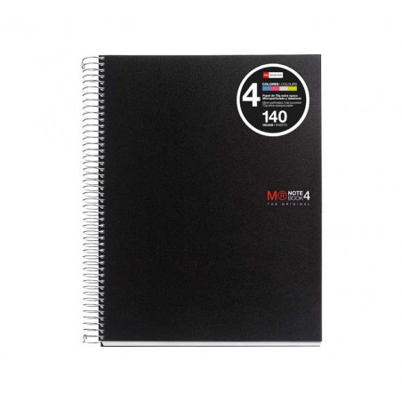 CUADERNO ESPIRAL MIQUEL RIUS NOTEBOOK 4 A5 BASIC