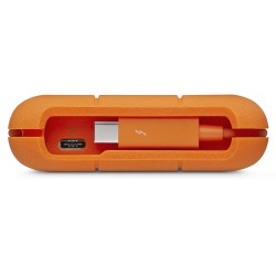 DISCO DURO EXTERNO 5TB 2.5" USB-C GRIS/AMARILLO LACIE RUGGED