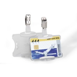 DURABLE PORTANOMBRES PINZA PVC