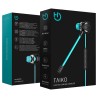 AURICULARES GAMING NEGRO Y TURQUESA TAIKO HIDITEC