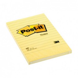 BLOC DE NOTAS POST-IT 100h 102x152mm LINEA HORIZONTAL