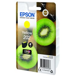 CARTUCHO DE TINTA AMARILLO EPSON KIWI 202 C13T02F44010 ORIGINAL PARA IMPRESORAS