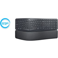 TECLADO LOGITECH ERGO K860 BLUETOOTH + RF QWERTY ESPAÑOL GRAFITO
