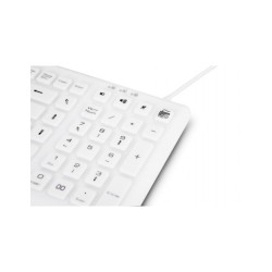TECLADO MÉDICO URBAN FACTORY AKB69UF USB QWERTY ESPAÑOL BLANCO